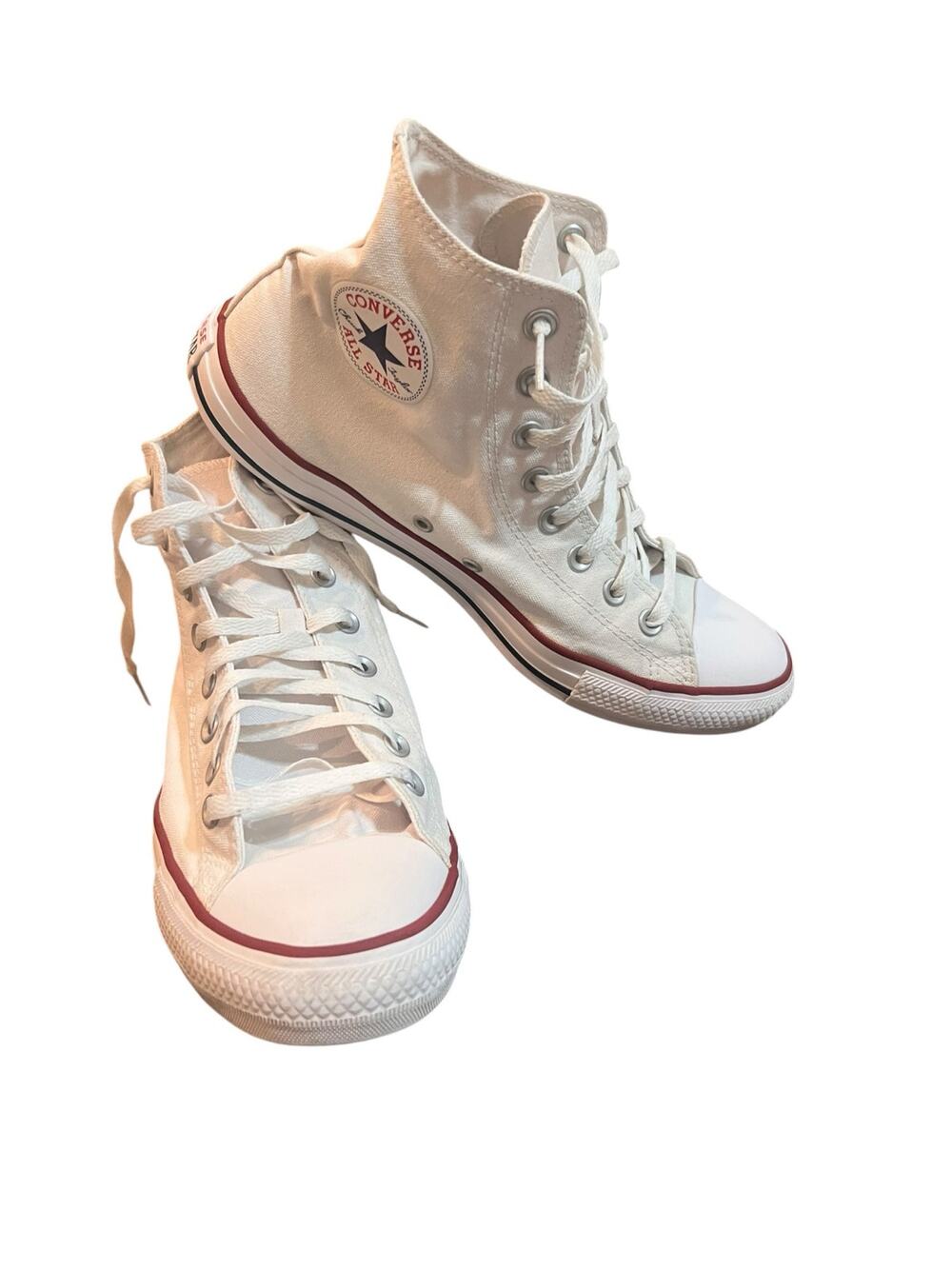 Converse Chuck Taylor M-9 W-11 White Classic All-Star High-Top Sneakers